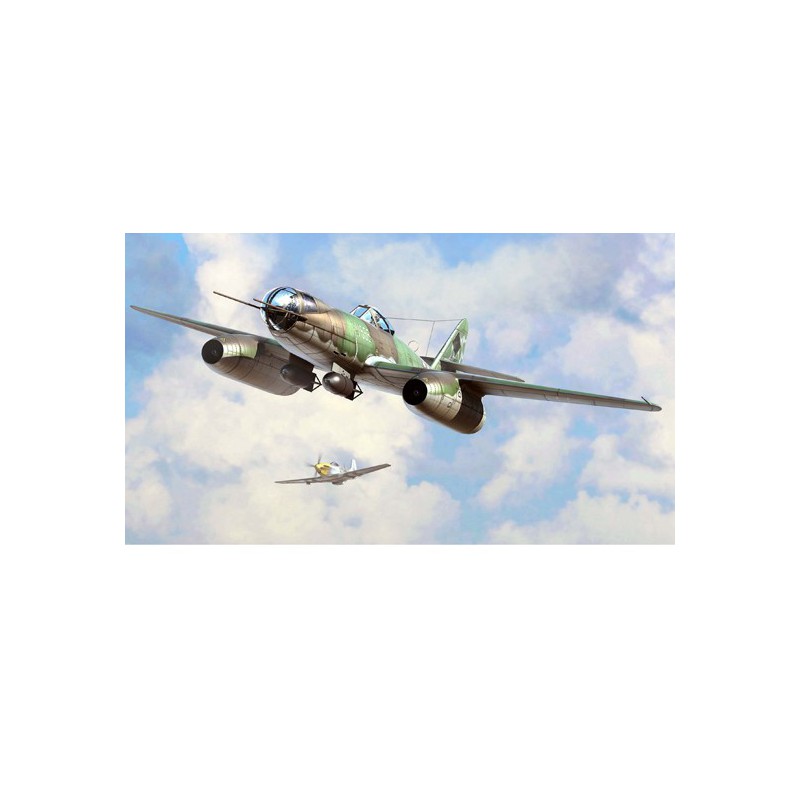 Maquette d'avion en plastique Me 262 A-2a/U2 1/48