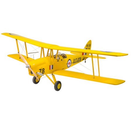 Avion thermique radiocommandé Tiger Moth DH82 30-40cc ARF Avion thermique radiocommandé Tiger Moth DH82 30-40cc ARF