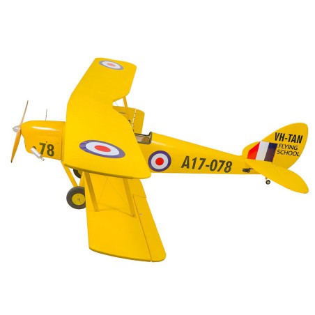 Avion thermique radiocommandé Tiger Moth DH82 30-40cc ARF Avion thermique radiocommandé Tiger Moth DH82 30-40cc ARF