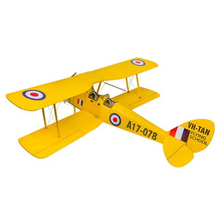 Avion thermique radiocommandé Tiger Moth DH82 30-40cc ARF Avion thermique radiocommandé Tiger Moth DH82 30-40cc ARF