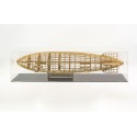 Maquette d'avion en bois HINDENBURG statique 1/408 Maquette d'avion en bois HINDENBURG statique 1/408