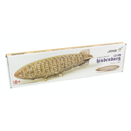Maquette d'avion en bois HINDENBURG statique 1/408 Maquette d'avion en bois HINDENBURG statique 1/408