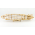 Maquette d'avion en bois HINDENBURG statique 1/408 Maquette d'avion en bois HINDENBURG statique 1/408