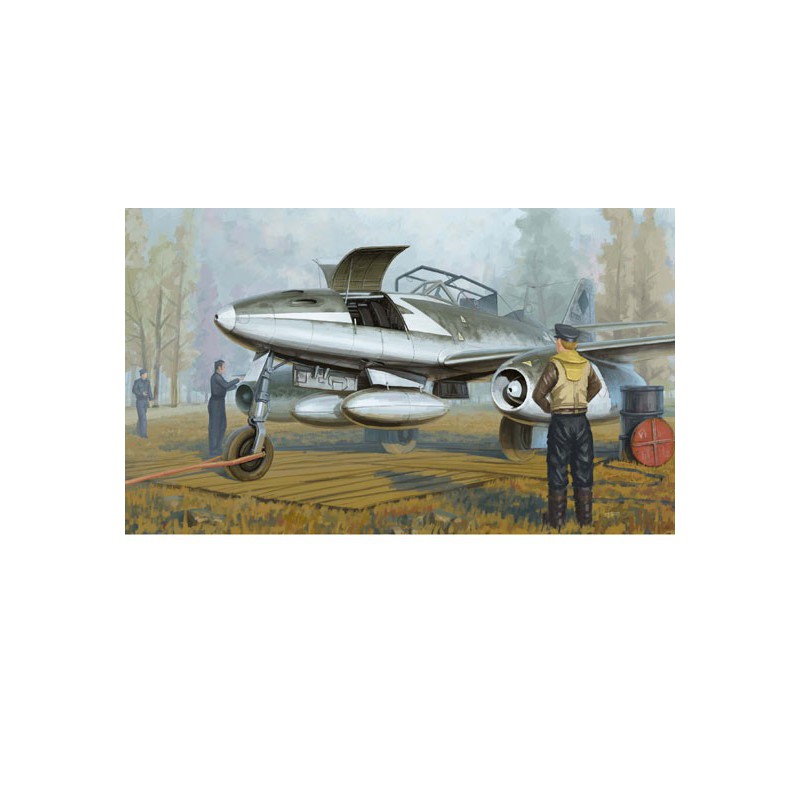 Maquette d'avion en plastique Me 262 B-1a 1/48