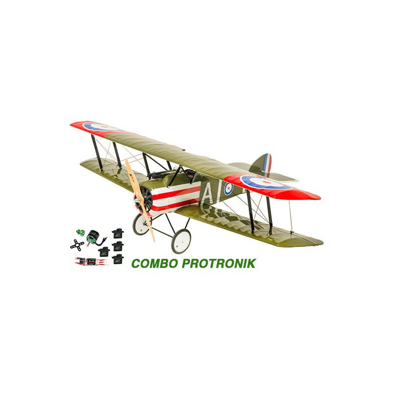 Avions électrique radiocommandé COMBO SOPWITH CAMEL 1200mm ARF