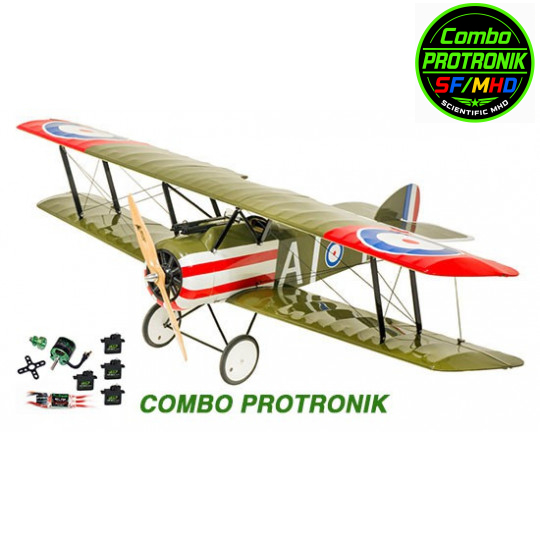 Avions électrique radiocommandé COMBO SOPWITH CAMEL 1200mm ARF