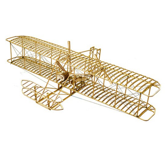 Maquette d'avion en bois Maquette WRIGHT FLYER 500mm KIT Maquette d'avion en bois Maquette WRIGHT FLYER 500mm KIT