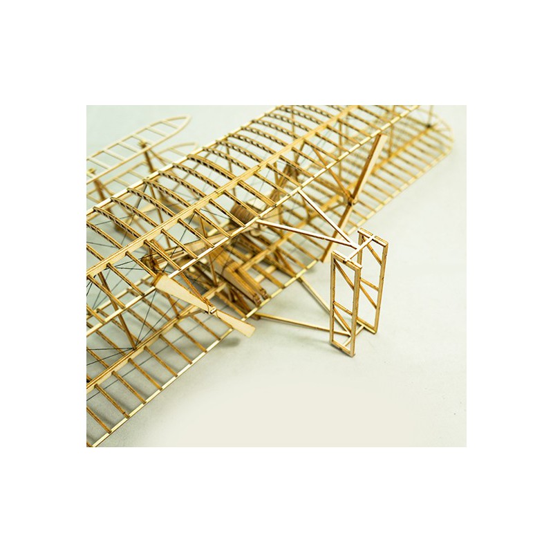 Maquette d'avion en bois Maquette WRIGHT FLYER 500mm KIT