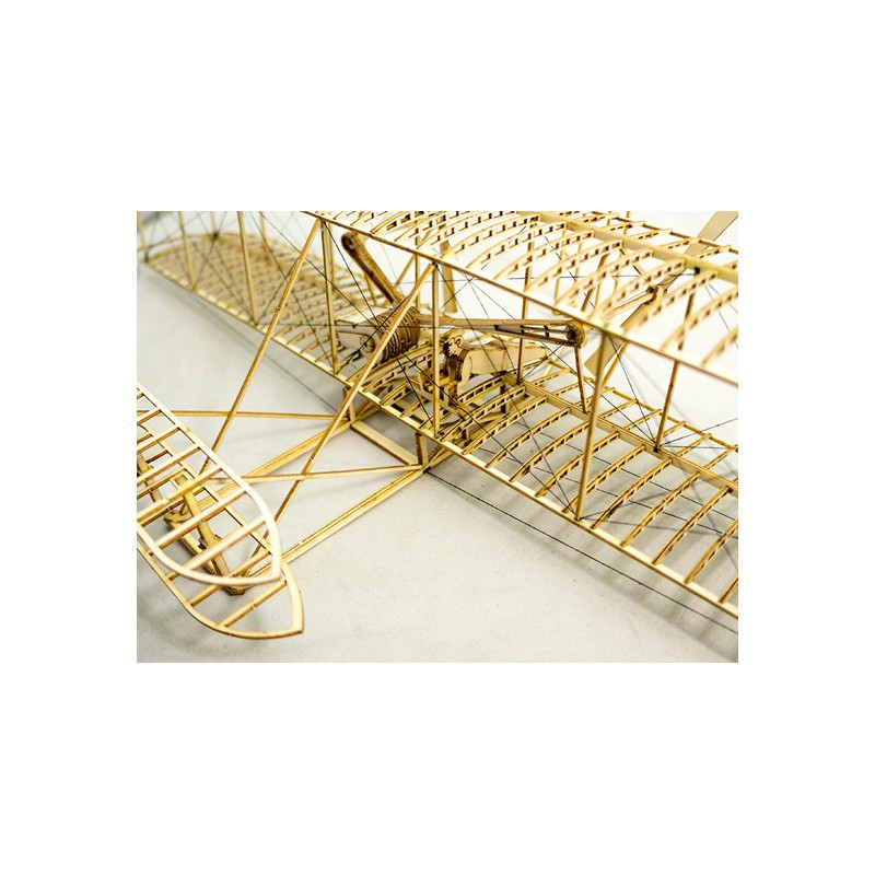 Maquette d'avion en bois Maquette WRIGHT FLYER 500mm KIT