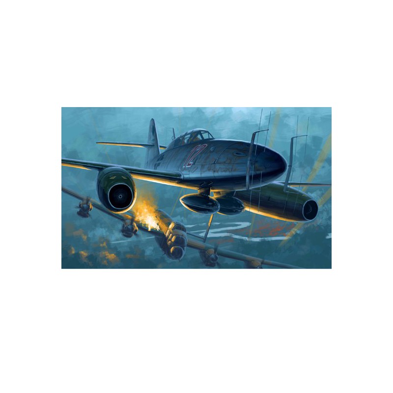 Maquette d'avion en plastique Me 262 B-1a/U1 1/48