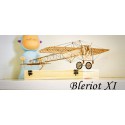 Maquette d'avion en bois Blériot IX statique 1/23 Maquette d'avion en bois Blériot IX statique 1/23