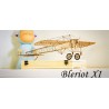 Maquette d'avion en bois Blériot IX statique 1/23