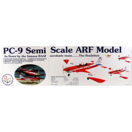Avion thermique radiocommandé PILATUS PC-9 - 40/46 ARF Avion thermique radiocommandé PILATUS PC-9 - 40/46 ARF
