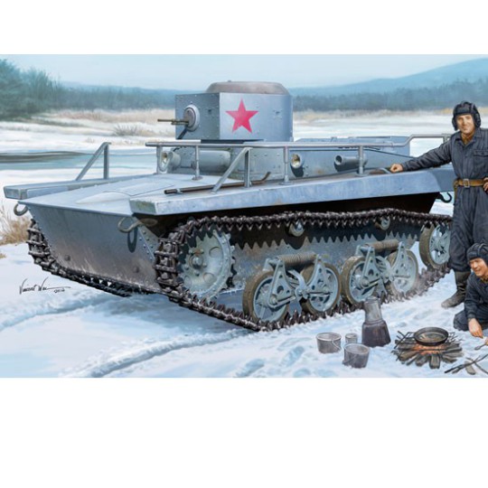 Maquette de Char en plastique Soviet T-37TU Command Tank 1/35 Maquette de Char en plastique Soviet T-37TU Command Tank 1/35