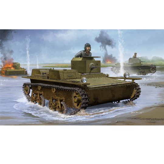 Maquette de Char en plastique T-38 Amphibie Léger 1/35 Maquette de Char en plastique T-38 Amphibie Léger 1/35