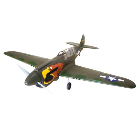 Avion thermique radiocommandé P-40N ARF + TR Electrique Avion thermique radiocommandé P-40N ARF + TR Electrique