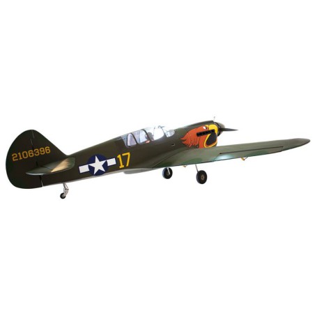 Avion thermique radiocommandé P-40N ARF + TR Electrique Avion thermique radiocommandé P-40N ARF + TR Electrique