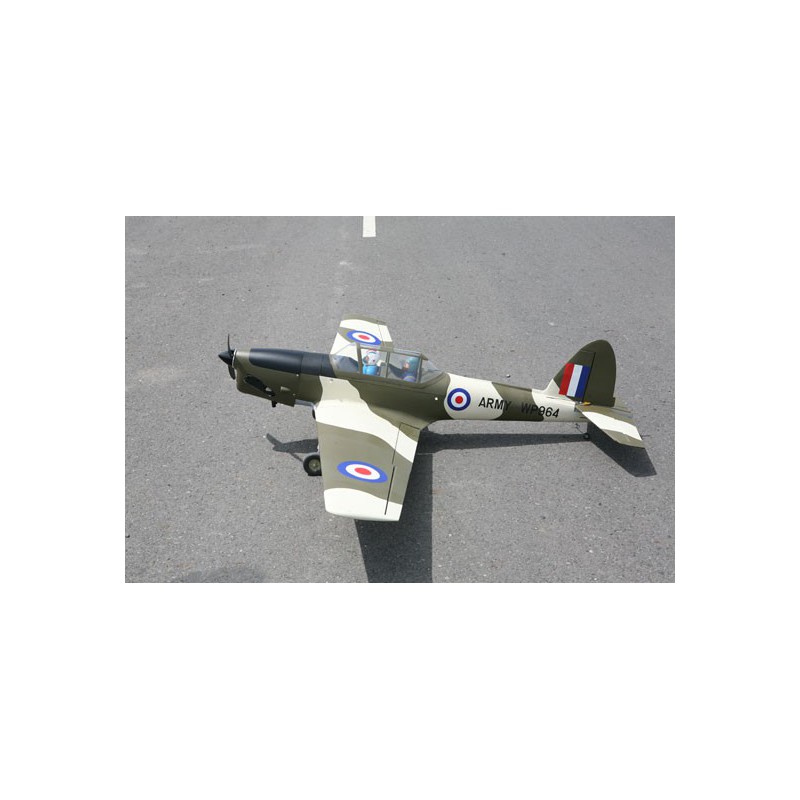 Avion thermique radiocommandé DHC-1 Chipmunk 33cc gris