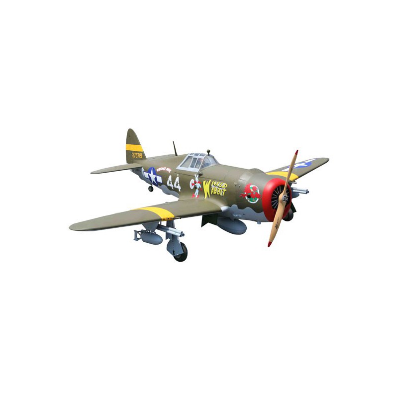 Avion thermique radiocommandé GIANT SCALE P-47 RAZORBACK 50-61cc/EP ARF