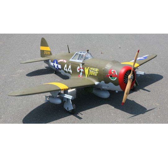 Avion thermique radiocommandé P-47 Wicked Rabbit 50-61cc/EP ARF + Train élect. Avion thermique radiocommandé P-47 Wicked Rabbit 50-61cc/EP ARF + Train élect.