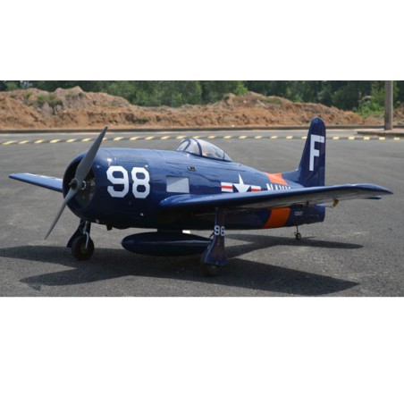 Avion thermique radiocommandé Grumman F8F-2, Bearcat, Navy 33cc ARF Avion thermique radiocommandé Grumman F8F-2, Bearcat, Navy 33cc ARF