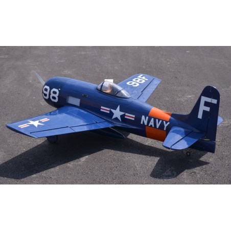 Avion thermique radiocommandé Grumman F8F-2, Bearcat, Navy 33cc ARF Avion thermique radiocommandé Grumman F8F-2, Bearcat, Navy 33cc ARF