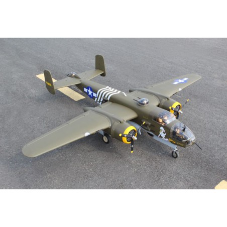 Avion thermique radiocommandé B-25 2x20cc ARF + train rentrant éléctrique Avion thermique radiocommandé B-25 2x20cc ARF + train rentrant éléctrique