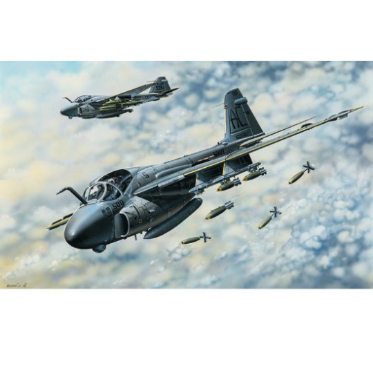 Maquette d'avion en plastique A-6E TRAM Intruder 1/48 Maquette d'avion en plastique A-6E TRAM Intruder 1/48