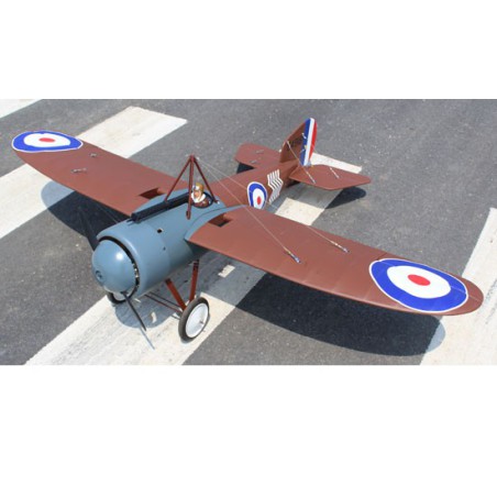 Avion thermique radiocommandé Bristol M1C Monoplane 1/4 ARF Avion thermique radiocommandé Bristol M1C Monoplane 1/4 ARF