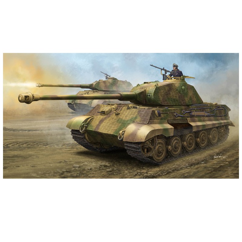 Maquette de Char en plastique 182 King Tiger (Zimmerit) 1/35