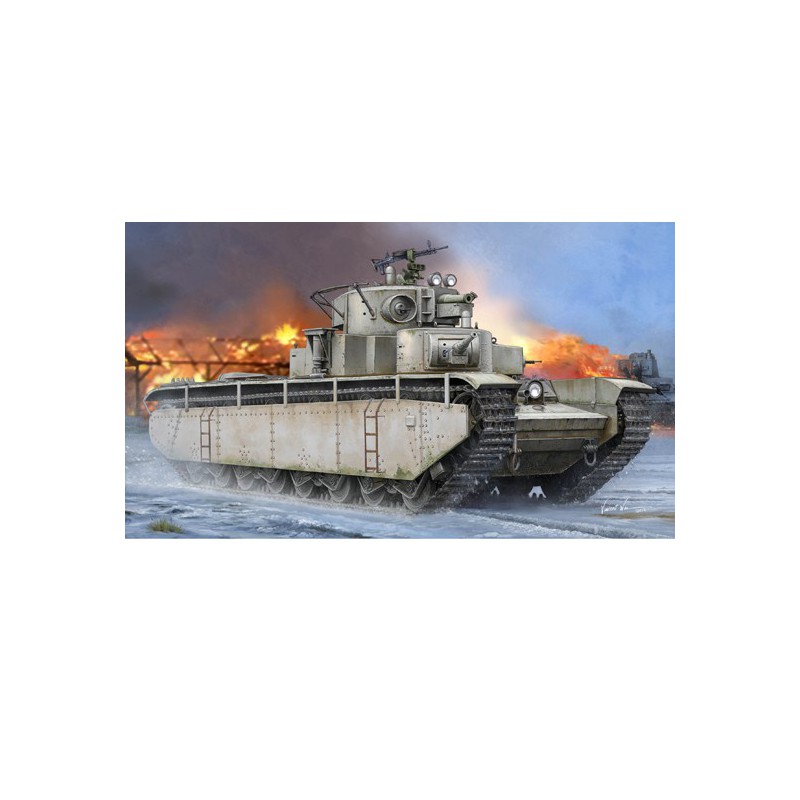 Maquette de Char en plastique T-35 Heavy Tank avt 1938 1/35