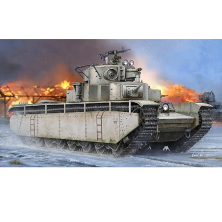 Maquette de Char en plastique T-35 Heavy Tank avt 1938 1/35 Maquette de Char en plastique T-35 Heavy Tank avt 1938 1/35