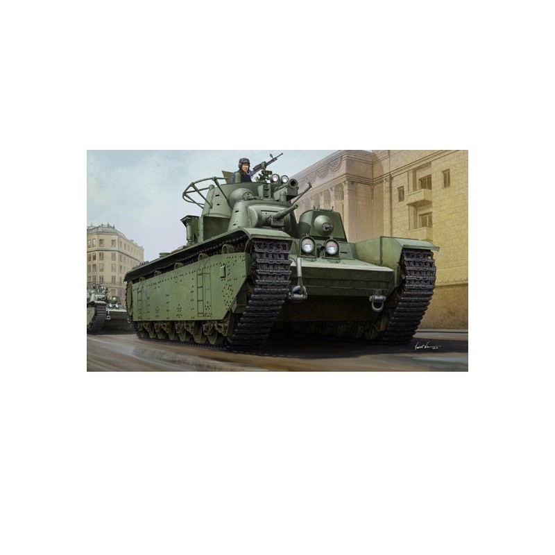 Maquette de Char en plastique Soviet Heavy Tank T-35 1938/39 1/35