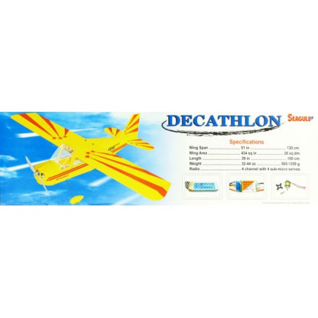 Avions électrique radiocommandé DECATHLON 1,3M - EP ARF Avions électrique radiocommandé DECATHLON 1,3M - EP ARF
