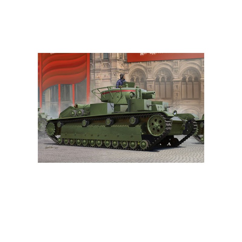 Maquette de Char en plastique Soviet T-28 Medium Tank 1/35