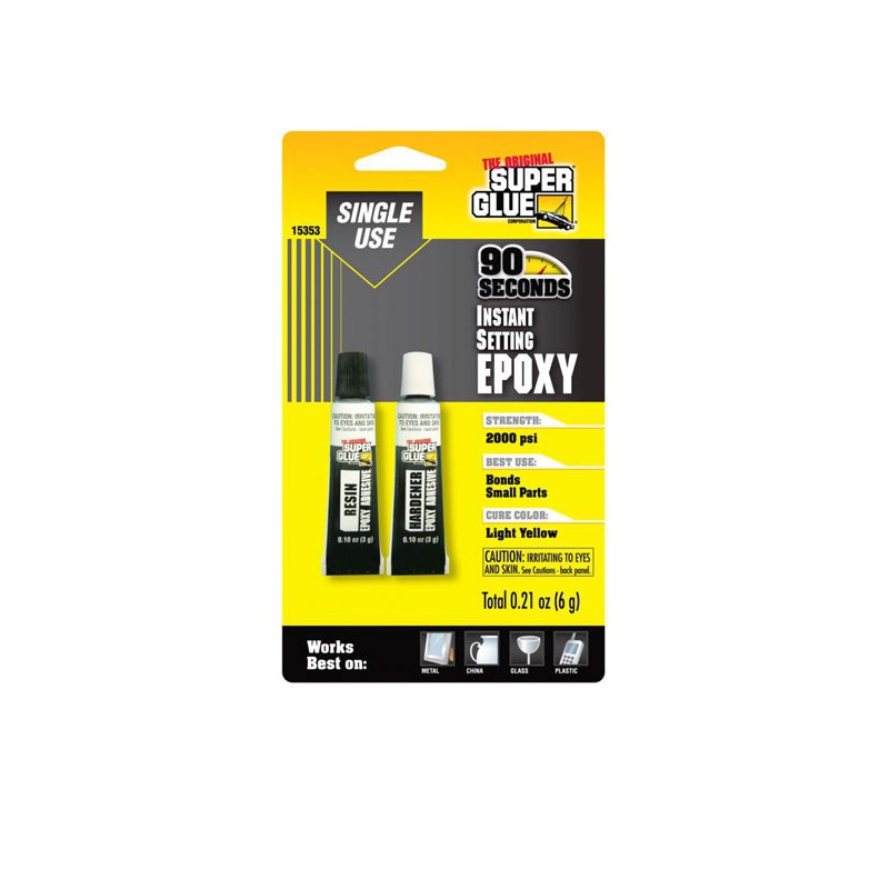 Colle pour maquette EPOXY 90 SECONDES - 6 grammes