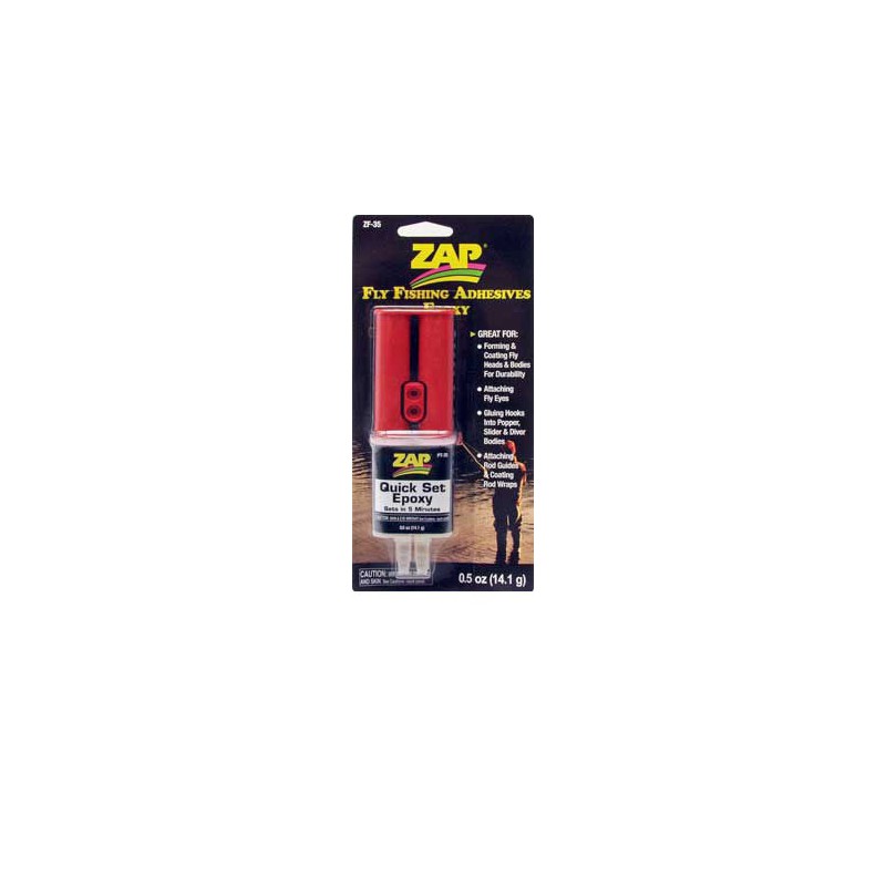Colle pour maquette SERINGUE Z-POXY 5ms-14g Pêche