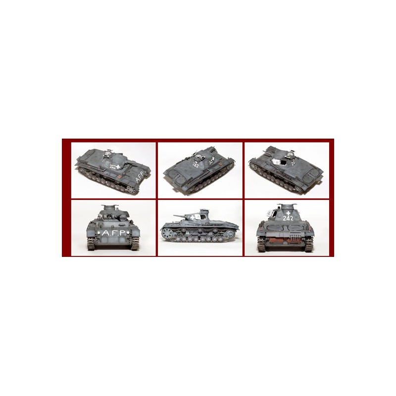 Maquette de Char en plastique Pz.Kpfw. III Ausf.D 1/35