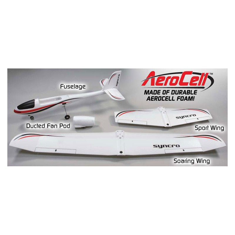 Avions électrique radiocommandé SYNCRO EP DUCTED FAN GLIDER ARF