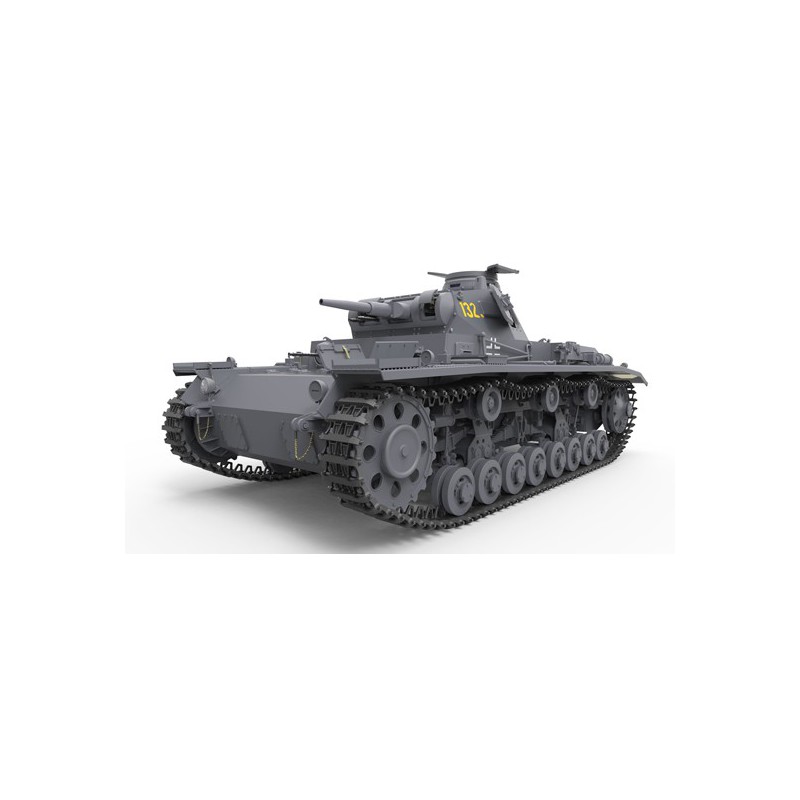 Maquette de Char en plastique Pz.Kpfw. III Ausf.D 1/35
