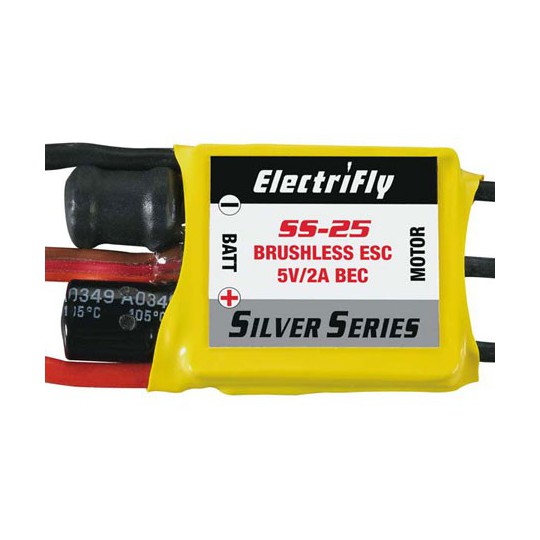 Moteur électrique radiocommandé SS-25 AMP ESC Brushless Moteur électrique radiocommandé SS-25 AMP ESC Brushless