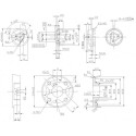 Moteur électrique radiocommandé Moteur DM2615 Kv1300 Moteur électrique radiocommandé Moteur DM2615 Kv1300