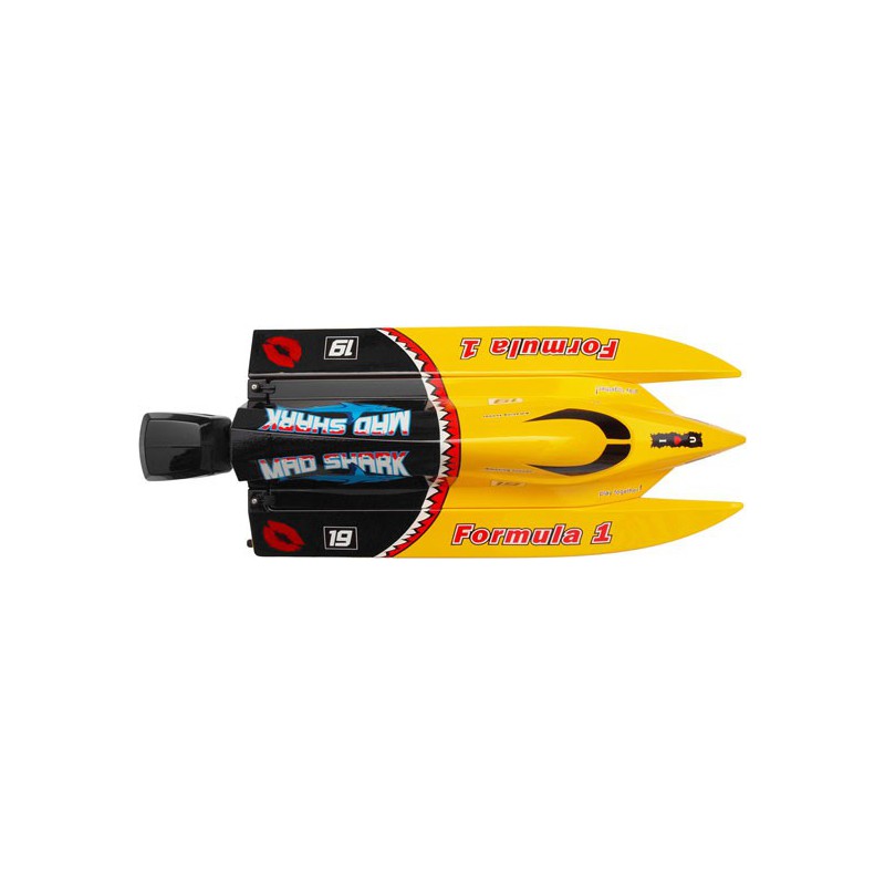 Bateau électrique radiocommandé Mad Shark Mini F1 Tunnel RTS