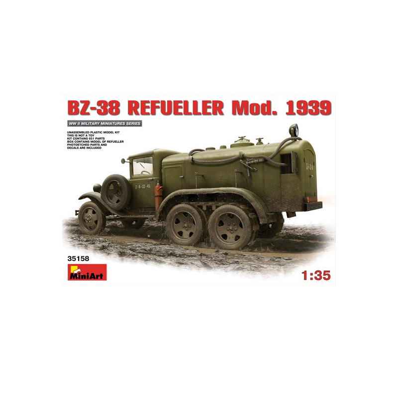 Maquette de camion en plastique BZ-38 Refueller 1939 1/35