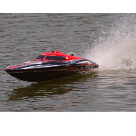 Bateau électrique radiocommandé Alpha BL 1m RTS Rouge / MHD3S Bateau électrique radiocommandé Alpha BL 1m RTS Rouge / MHD3S