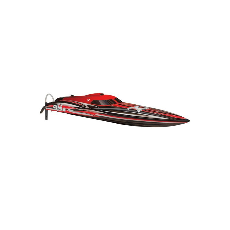Bateau électrique radiocommandé Alpha BL 1m RTS Rouge / MHD3S