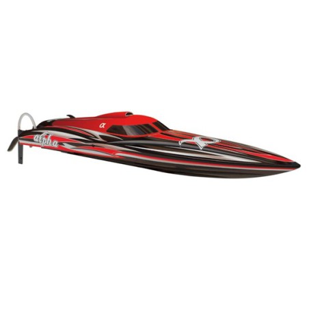 Bateau électrique radiocommandé Alpha BL 1m RTS Rouge / MHD3S Bateau électrique radiocommandé Alpha BL 1m RTS Rouge / MHD3S