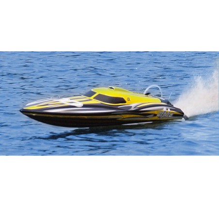 Bateau électrique radiocommandé Alpha BL 1m RTS Jaune / MHD3S Bateau électrique radiocommandé Alpha BL 1m RTS Jaune / MHD3S