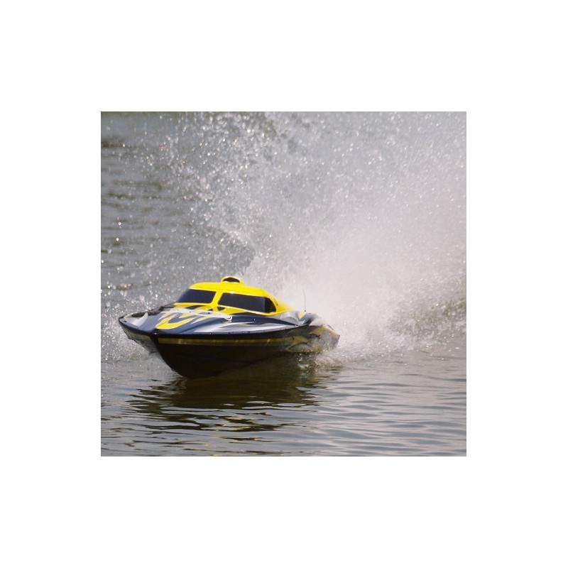 Bateau électrique radiocommandé Alpha BL 1m RTS Jaune / MHD3S
