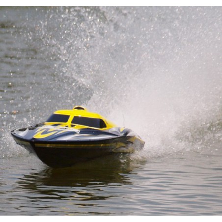 Bateau électrique radiocommandé Alpha BL 1m RTS Jaune / MHD3S Bateau électrique radiocommandé Alpha BL 1m RTS Jaune / MHD3S